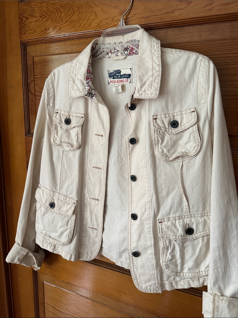 Polo by Ralph Lauren Cream Jean Jacket